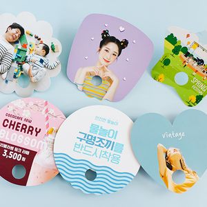 소량종이부채