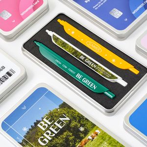 [클립펜 틴케이스] 클립펜 3개가 들어가는 틴케이스