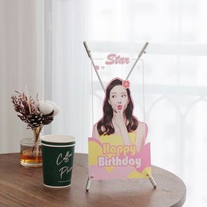 미니 투명배너