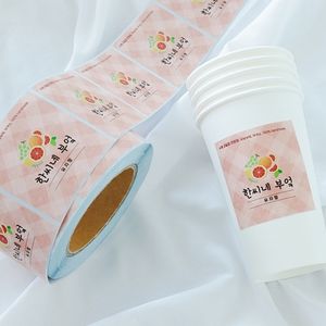 롤스티커 (원형, 사각, 모양)