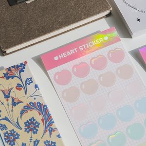 소량레인보우스티커(도무송)