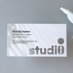 레이저컷팅명함