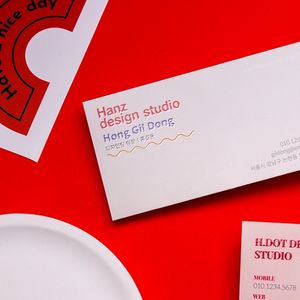 투명엠보싱명함