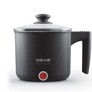 (1박스 18개) 키친아트 라팔 스텐 라면포트 1L(블랙)