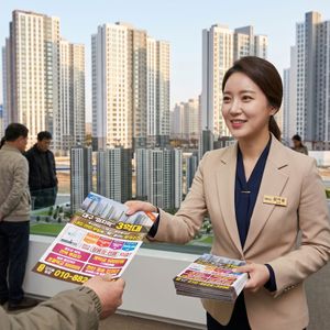 아파트 분양 전단지(주문제작)