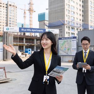 부동산 인물 사원증